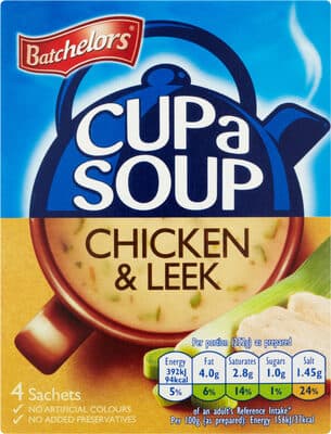 Cup A Soup Chicken & Leek