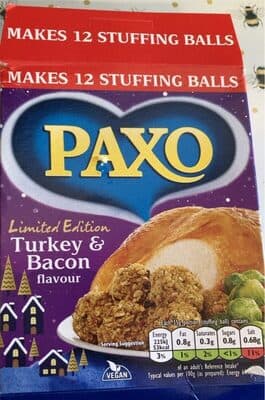 Turkey & bacon stuffing