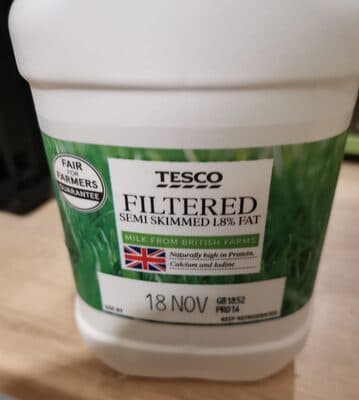 Filtered Semi Skimmed Milk