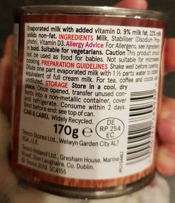 Evaporated Milk