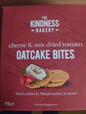 Cheese & Sun Dried Tomato Oatcake Bites