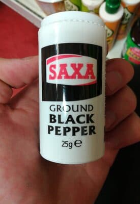 Saxa Ground Black Pepper
