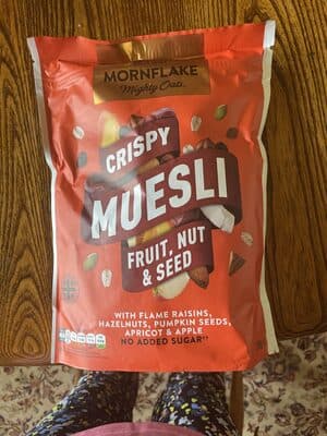 crispy muesli fruit, nut & seed