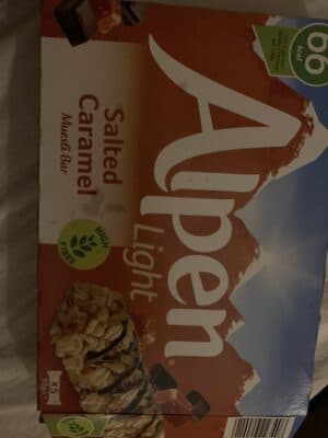 Alpen light salted caramel