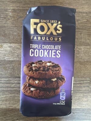 Fox's Fabulous Triple Chocolate Cookies