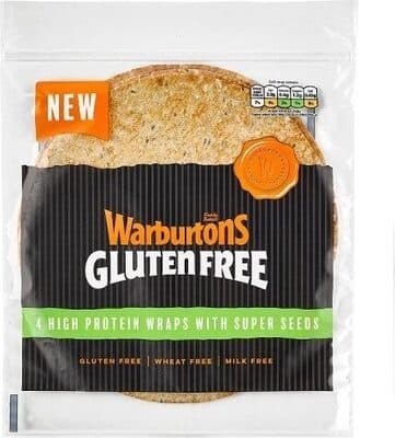 Gluten Free High Protein Wraps with Super Seeds