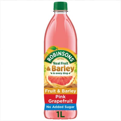 Fruit & Barley Pink Grapefruit Squash