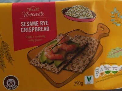 Sesame Rye crispbread