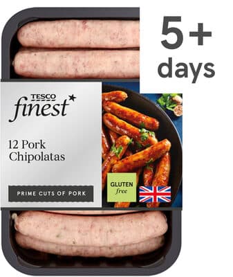 Tesco Finest Pork Chipolatas