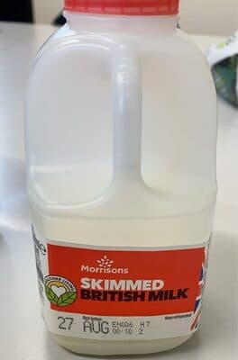 Skimmed British Milk