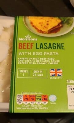 Morrisons Beef Lasagne