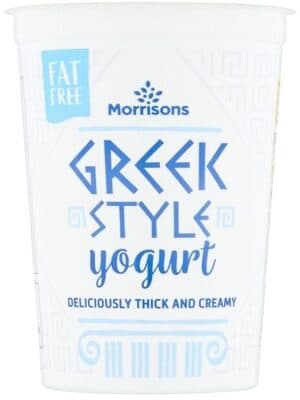 Fat free Greek style Yogurt