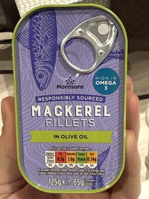 Mackerel Fillets in Olive Oil