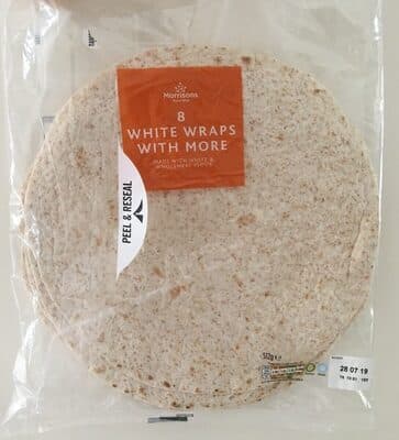 White Wraps With More