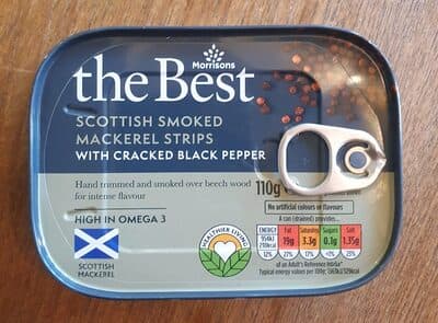 Scottish Moked Mackerel Strips
