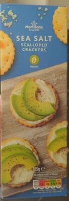Sea Salt Scalloped Crackers