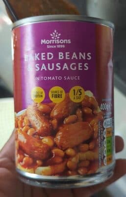 Baked Beans with Sausages