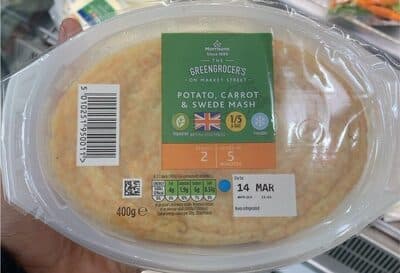 Potato Carrot Swede Mash