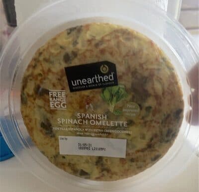 spanish spinach omelette