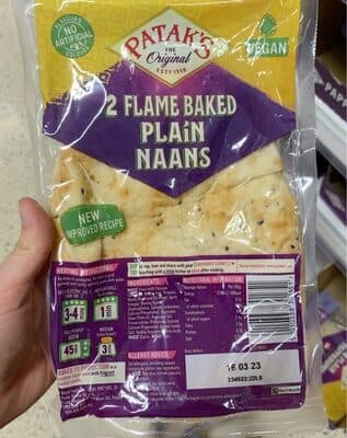 Flame Baked Plain Naans