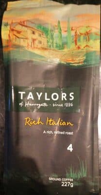 Taylors of Harrogate Rich Italian Ground Coffee