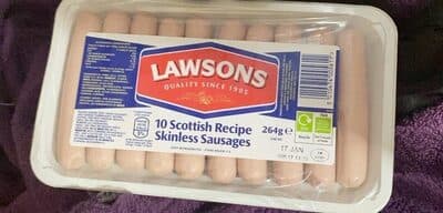 Scottish Recipe Skinless Sausages