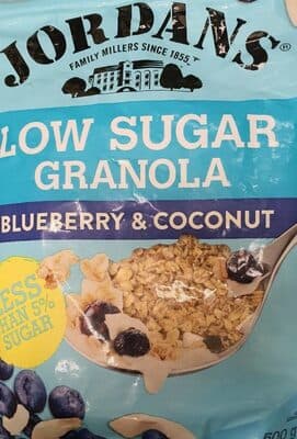 Low Sugar Granola Blueberry & Coconut