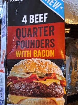 Beef Quarter Pounders with Bacon