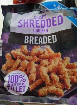 Crispy chicken breaded