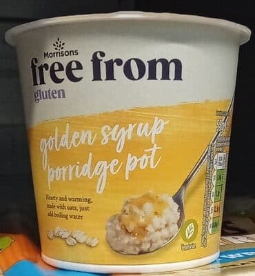 Morrisons Free From Gluten Golden Syrup Porridge