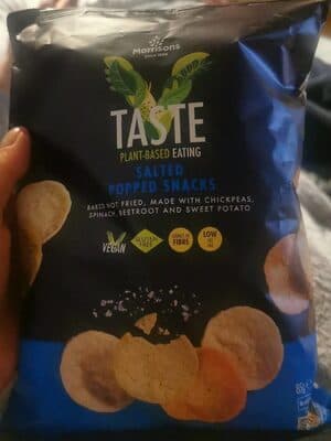 Salter popped snacks