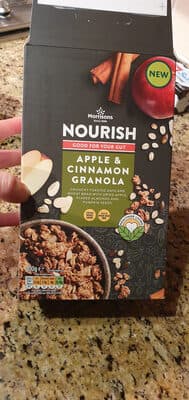 nourish apple and cinnamon granola
