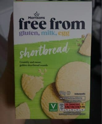 Free from gluten,milk,egg shortbread