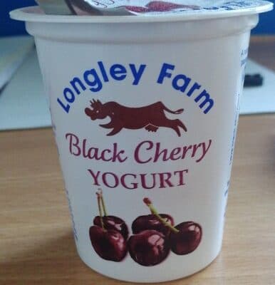 Longley Farm Black Cherry Yoghurt