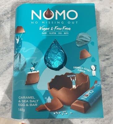 Caramel and sea salt egg