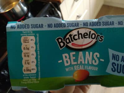 Beans, no added sugar