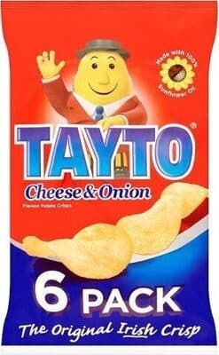 Cheese & Onion Flavour Potato Crisps