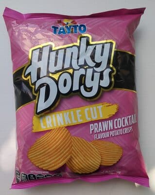 Crinkle Cut Prawn Cocktail flavour potato crisps