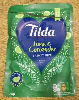 Tilda Genuine goodness basmati rice Lime & coriander