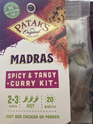 Madras Spicy & Tangy Curry Kit