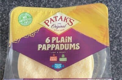Plain Pappadums