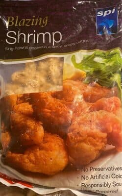 Shrimp King Prawn Coated in a Spicy, Crispy Batter