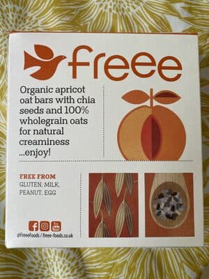 Freee Apricot Oat Bars