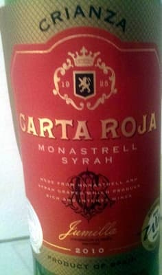 crianza monastrell syrah