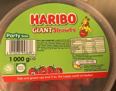 Haribo giant strawbs