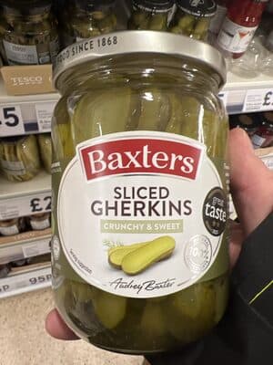 Sliced Gherkins