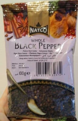 Whole Black Pepper