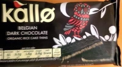 Belgian Dark Chocolate Rice Cake Thins
