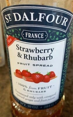 Strawberry & Rhubarb Fruit Spread
