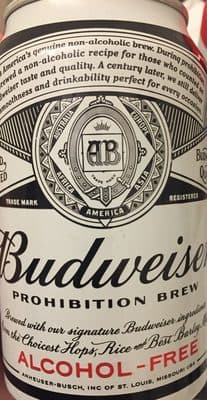 Budweiser alcohol free
